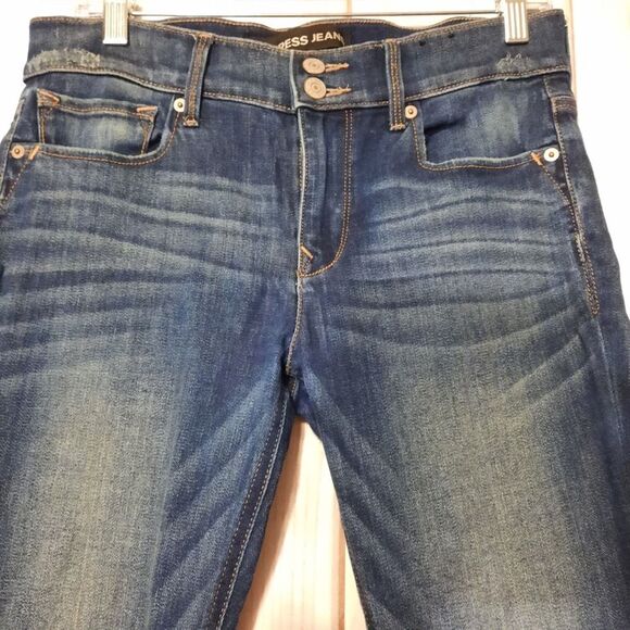 Express Jeans Ladies 6 Cropped Leggings raw hem - Picture 3 of 9
